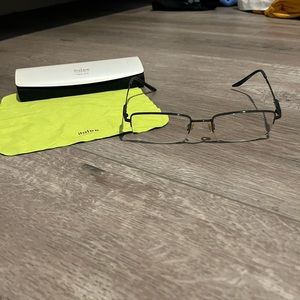 Konishi Japan  Rectangular LightweightEyeglasses with Clear Prescription Lenses